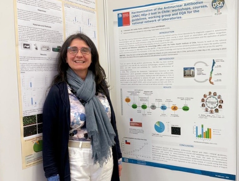 Bioquímica del ISP presentó en destacado Simposio de Autoanticuerpos en Alemania